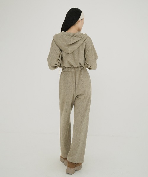 CLANE（クラネ）の「HOODED SWEAT ALL IN ONE（つなぎ/オールインワン