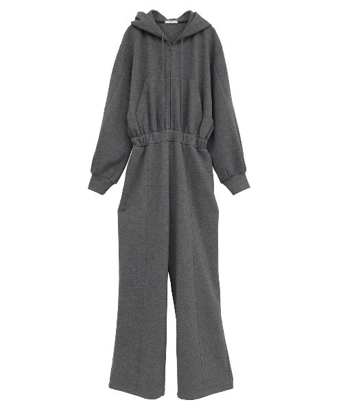 CLANE（クラネ）の「HOODED SWEAT ALL IN ONE（つなぎ/オールインワン