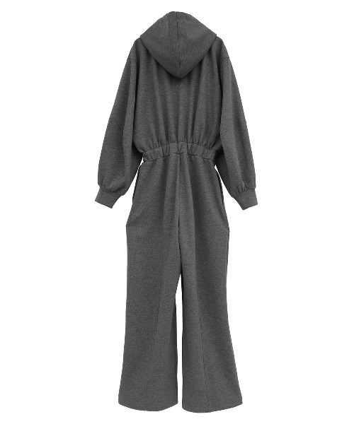 サロペット・オーバーオール・オールインワン CLANE HOODED SWEAT ALL IN ONE HOODED SWEAT ALL IN ONE（つなぎ/オールインワン）｜CLANE（クラネ