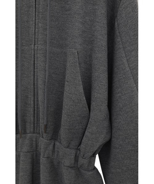 CLANE（クラネ）の「HOODED SWEAT ALL IN ONE（つなぎ/オールインワン