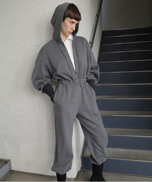 【新品】CLANE クラネ HOODED SWEAT ALL IN ONE HOODED SWEAT ALL IN ONE（つなぎ/オールインワン）｜CLANE（クラネ