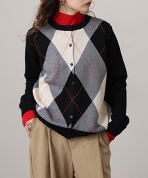 【新品】BLACK LABEL アーガイルニットセーター⭐️ 新品】BLACK LABEL アーガイルニットセーター⭐️