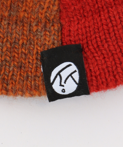 CITYSHOP（シティーショップ）の「YANYAN CHECK HOOD YYW24-1732：バラクラバ（ニットキャップ/ビーニー・レディース・レッド・FREE）」の10枚目の写真