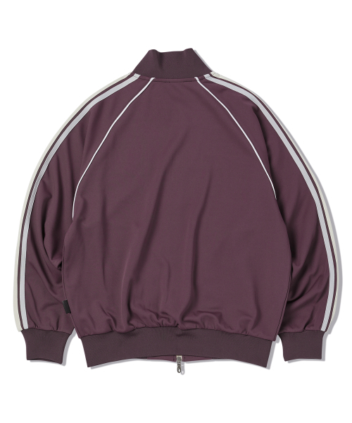 TRAVEL（トラベル）の「コンビネーションテープジャージトラックジャケットバーガンディ（ナイロンジャケット・レディース・その他・SMALL/MEDIUM/LARGE）」の3枚目の写真