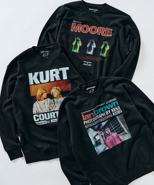 417 EDIFICE(フォーワンセブンエディフィス)の「KENJI KUBO PHOTO SWEAT / フォトスウェット(スウェット・メンズ・ブラック/ホワイト×ホワイト/ブラックミックス/ホワイト/ホワイト系その他/ブラック系その他・MEDIUM/LARGE)」の7枚目の写真