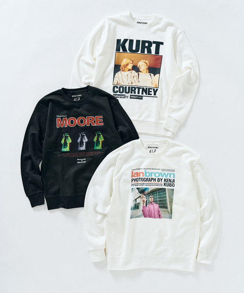 417 EDIFICE(フォーワンセブンエディフィス)の「KENJI KUBO PHOTO SWEAT / フォトスウェット(スウェット・メンズ・ブラック/ホワイト×ホワイト/ブラックミックス/ホワイト/ホワイト系その他/ブラック系その他・MEDIUM/LARGE)」の9枚目の写真