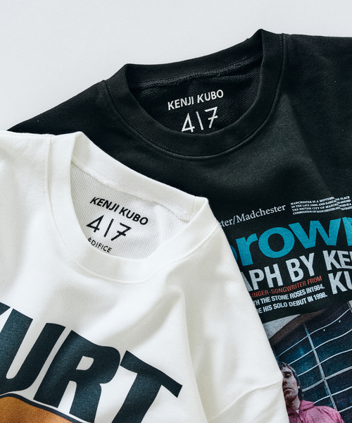 417 EDIFICE(フォーワンセブンエディフィス)の「KENJI KUBO PHOTO SWEAT / フォトスウェット(スウェット・メンズ・ブラック/ホワイト×ホワイト/ブラックミックス/ホワイト/ホワイト系その他/ブラック系その他・MEDIUM/LARGE)」の11枚目の写真