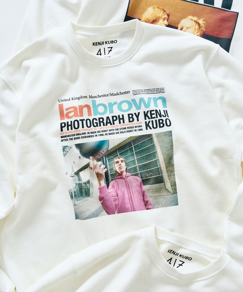 417 EDIFICE(フォーワンセブンエディフィス)の「KENJI KUBO PHOTO SWEAT / フォトスウェット(スウェット・メンズ・ブラック/ホワイト×ホワイト/ブラックミックス/ホワイト/ホワイト系その他/ブラック系その他・MEDIUM/LARGE)」の13枚目の写真