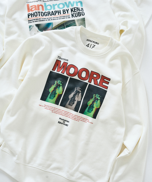417 EDIFICE(フォーワンセブンエディフィス)の「KENJI KUBO PHOTO SWEAT / フォトスウェット(スウェット・メンズ・ブラック/ホワイト×ホワイト/ブラックミックス/ホワイト/ホワイト系その他/ブラック系その他・MEDIUM/LARGE)」の14枚目の写真