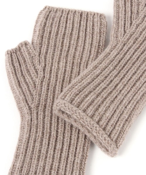 BABYLONE（バビロン）の「【ROBERT MACKIE】リブアームウォーマー（アームカバー・レディース・ベージュ/キャメル・フリー）」の8枚目の写真