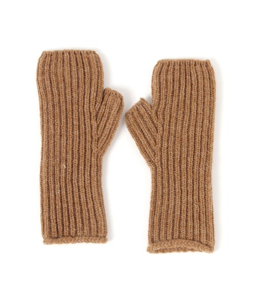 BABYLONE（バビロン）の「【ROBERT MACKIE】リブアームウォーマー（アームカバー・レディース・ベージュ/キャメル・フリー）」の4枚目の写真