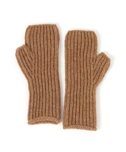 BABYLONE（バビロン）の「【ROBERT MACKIE】リブアームウォーマー（アームカバー・レディース・ベージュ/キャメル・フリー）」の5枚目の写真