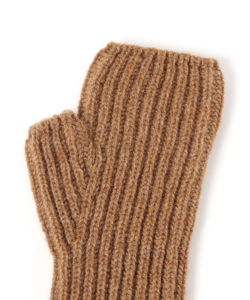 BABYLONE（バビロン）の「【ROBERT MACKIE】リブアームウォーマー（アームカバー・レディース・ベージュ/キャメル・フリー）」の6枚目の写真