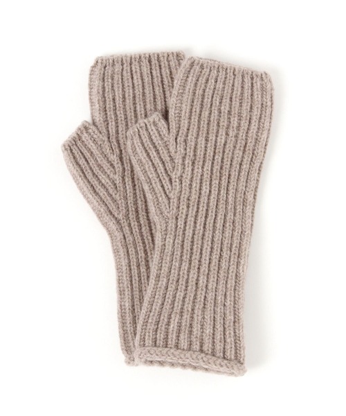 BABYLONE（バビロン）の「【ROBERT MACKIE】リブアームウォーマー（アームカバー・レディース・ベージュ/キャメル・フリー）」の3枚目の写真