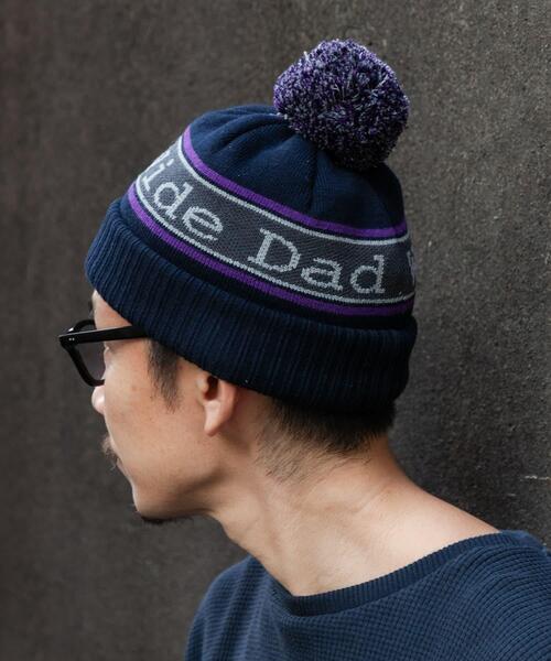 URBAN RESEARCH（アーバンリサーチ）の「Dad BONBON KNIT CAP（ニットキャップ/ビーニー・メンズ・ネイビー・FREE）」の2枚目の写真
