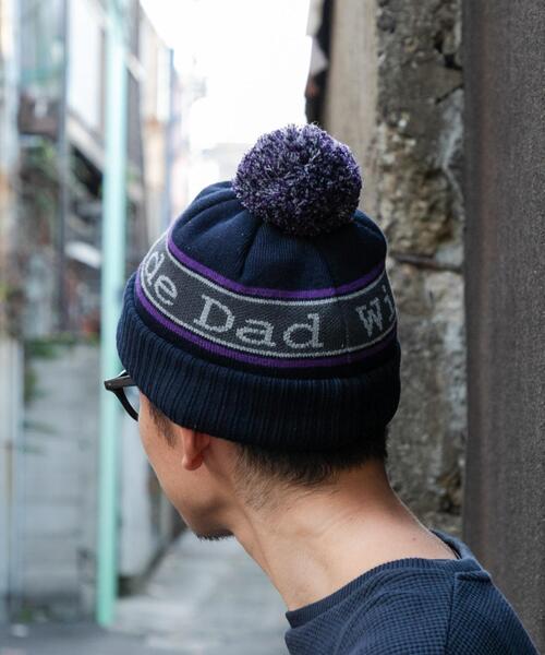 URBAN RESEARCH（アーバンリサーチ）の「Dad BONBON KNIT CAP（ニットキャップ/ビーニー・メンズ・ネイビー・FREE）」の6枚目の写真