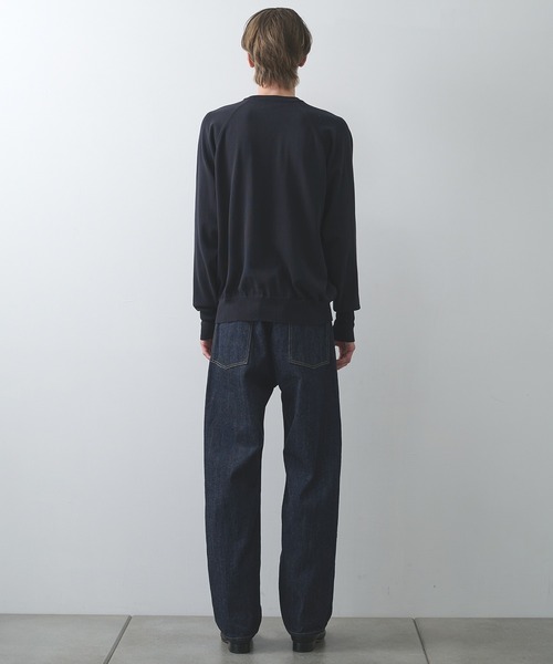 STILL BY HAND(スティルバイハンド)の「【STILL BY HAND】5 pocket denim pants(デニムパンツ・メンズ・ネイビー・44/46)」の6枚目の写真