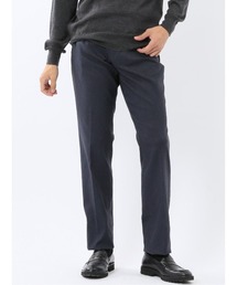 TAKA-Q（タカキュー）の「【ストレッチ ウォッシャブル 裏起毛】タカキュー ノータックビジネスパンツ 紺(セットアップ可能)（スーツパンツ）」