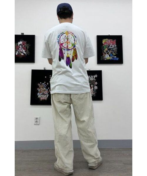 ARTISTWEAR（アーティストウェア）の「[ATW] ディファレント 半袖Tシャツ WH（Tシャツ/カットソー・レディース・ホワイト・SMALL/MEDIUM/LARGE/X-LARGE/XX-LARGE/XXXX-LARGE）」の2枚目の写真