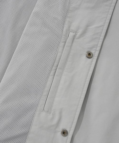 COVERNAT（カバーナット）の「PERTEX コーチジャケット グレー（ナイロンジャケット・レディース・その他・LARGE/MEDIUM/SMALL/X-LARGE/X-SMALL/XX-LARGE）」の9枚目の写真