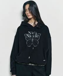 BUTTERFLY SIGNATURE HOODIE_BLACK SILVER