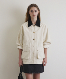 HANE（ハネ）の「リファインチョアコットンジャケット_Ecru（その他アウター）」