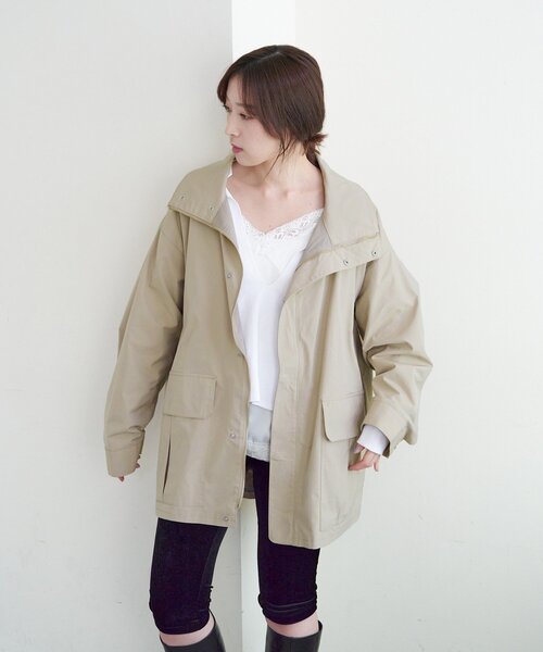 SHENERY（シーナリー）の「ミリタリージャケット（ミリタリージャケット・レディース・カーキ/ベージュ・FREE）」の22枚目の写真