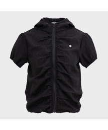 PLASMASPHERE（プラズマスフィア）の「ウィグリーシャーリングフードパーカージャケット_ブラック（その他アウター）」