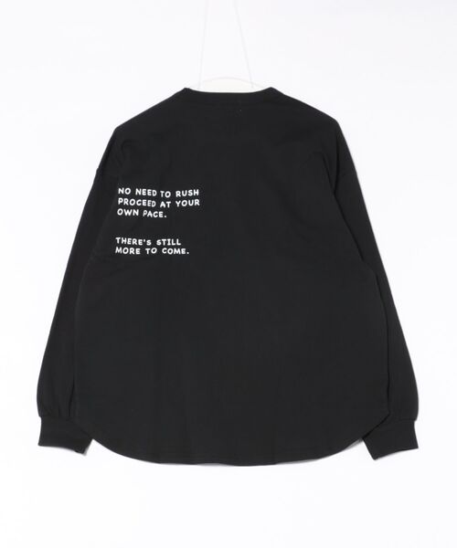 GENERATOR（ジェネレーター）の「ジェネレーター TAKE IT L/S Tシャツ（Tシャツ/カットソー・レディース・ブラック/ベージュ系その他/ホワイト・F）」の4枚目の写真