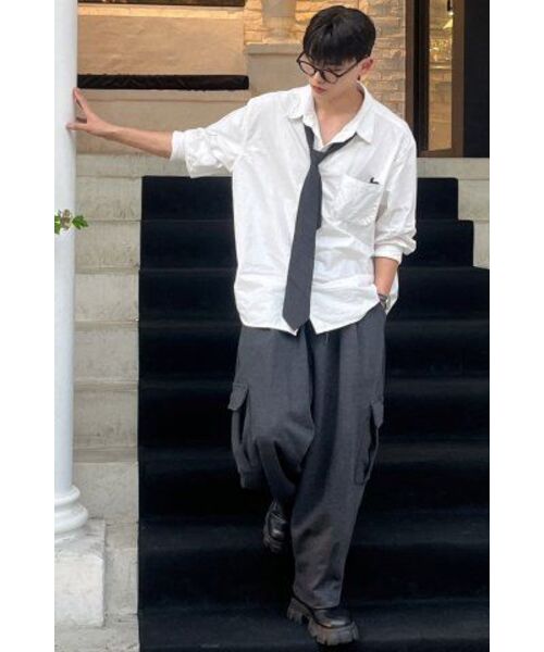 A NOTHING（アナッシング）の「H-T CARGO BALLOON SWEAT PANTS (Charcoal)（スウェットパンツ・レディース・その他・LARGE/MEDIUM）」の12枚目の写真