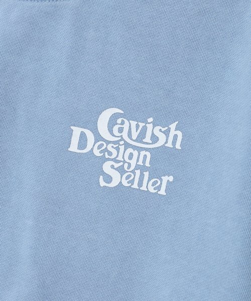 Cavish（カビシ）の「W PIGMENT SELLER LOGO SWEATSHIRT BLUE(CV2ESFM444A)（スウェット・レディース・ブルー・FREE）」の4枚目の写真