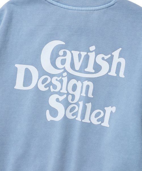 Cavish（カビシ）の「W PIGMENT SELLER LOGO SWEATSHIRT BLUE(CV2ESFM444A)（スウェット・レディース・ブルー・FREE）」の6枚目の写真