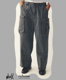 NULL（ヌル）の「NULL TOKYO / ヌル トウキョウ 別注 アウトサイド ロング パンツ（カーゴパンツ）」