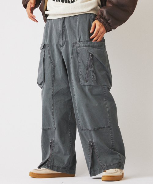 NULL TOKYO / ヌル トウキョウ 別注 アウトサイド ロング パンツ