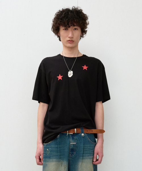 THEVINYLHOUSE（ザバイニルハウス）の「STAR TEE BLACK (VH2EMUT507A)（Tシャツ/カットソー・メンズ・その他・MEDIUM/LARGE/C）」の2枚目の写真