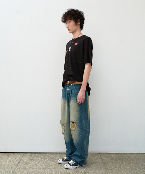THEVINYLHOUSE（ザバイニルハウス）の「STAR TEE BLACK (VH2EMUT507A)（Tシャツ/カットソー・メンズ・その他・MEDIUM/LARGE/C）」の4枚目の写真