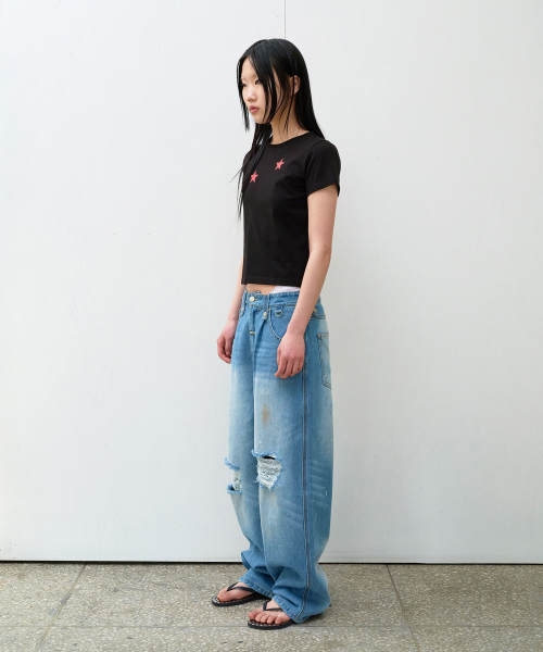 THEVINYLHOUSE（ザバイニルハウス）の「STAR TEE BLACK (VH2EMUT507A)（Tシャツ/カットソー・メンズ・その他・MEDIUM/LARGE/C）」の5枚目の写真