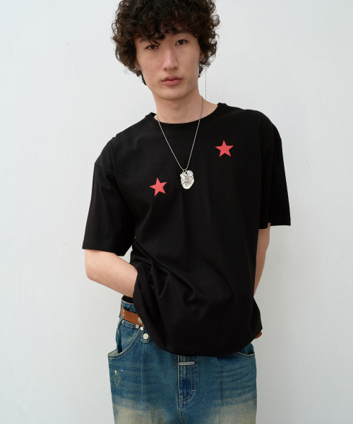 THEVINYLHOUSE（ザバイニルハウス）の「STAR TEE BLACK (VH2EMUT507A)（Tシャツ/カットソー・メンズ・その他・MEDIUM/LARGE/C）」の11枚目の写真