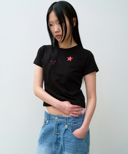 THEVINYLHOUSE（ザバイニルハウス）の「STAR TEE BLACK (VH2EMUT507A)（Tシャツ/カットソー・メンズ・その他・MEDIUM/LARGE/C）」の12枚目の写真