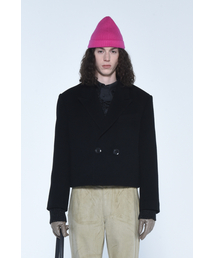 THE BALLON（ザバロン）の「DOUBLE BREASTED CROPPED WOOL COAT（チェスターコート）」