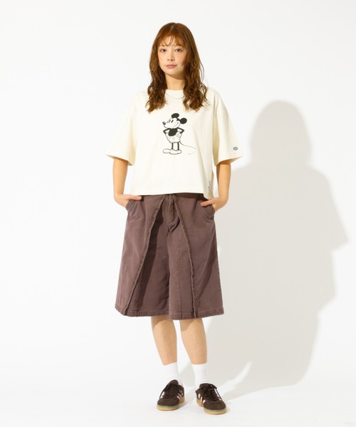 woadblue（ウォードブルー）の「【157/イチゴーナナ】HALF TUCK SHORTS / デニムハーフパンツ（デニムパンツ・レディース・バイオレット・S）」の18枚目の写真
