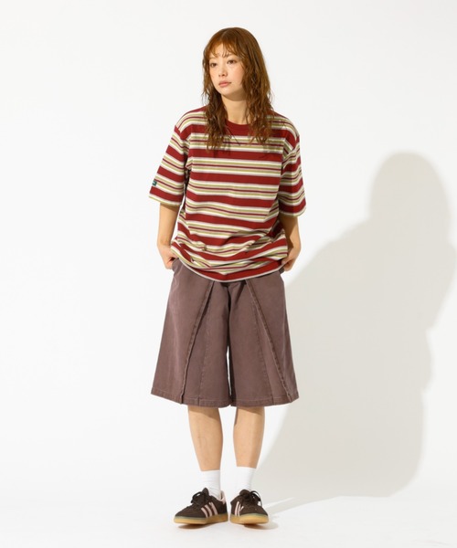 woadblue（ウォードブルー）の「【157/イチゴーナナ】HALF TUCK SHORTS / デニムハーフパンツ（デニムパンツ・レディース・バイオレット・S）」の20枚目の写真