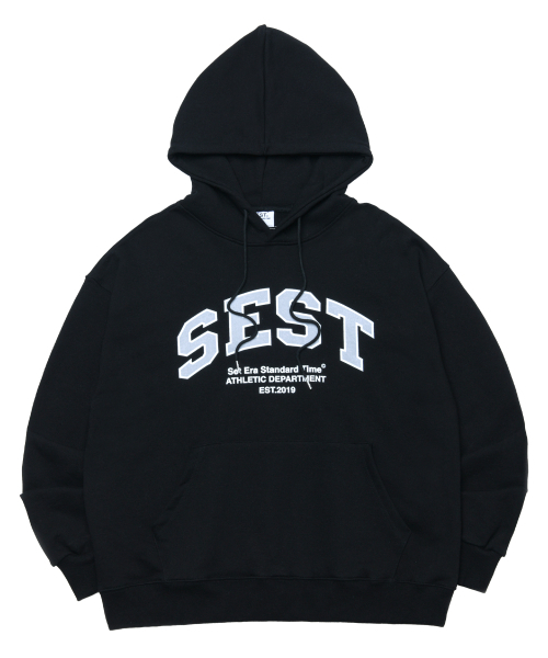 SET ERA フードパーカー - ブラック