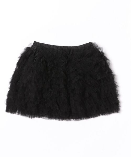frunco（フランコ）の「チュールミニスカート（スカート・レディース・ブラック/ブラウン/グレー・FREE）」の4枚目の写真
