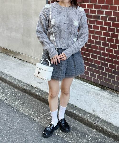 frunco（フランコ）の「チュールミニスカート（スカート・レディース・ブラック/ブラウン/グレー・FREE）」の20枚目の写真