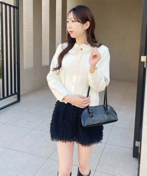 frunco（フランコ）の「チュールミニスカート（スカート・レディース・ブラック/ブラウン/グレー・FREE）」の12枚目の写真