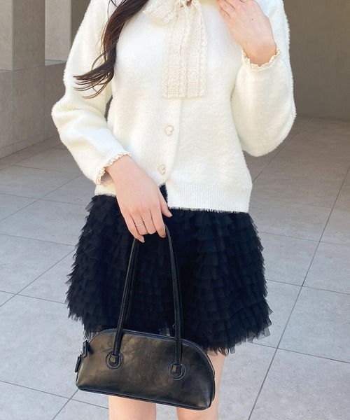 frunco（フランコ）の「チュールミニスカート（スカート・レディース・ブラック/ブラウン/グレー・FREE）」の11枚目の写真