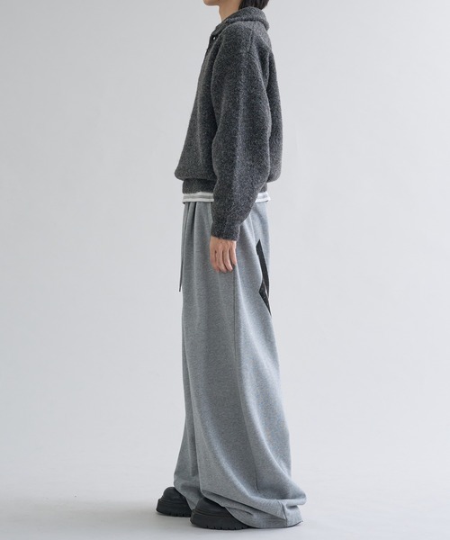 EPNK（イーピーエヌケー）の「Dual-Neck Mulch Button Knit / デュアルネック マルチボタンニット（ニット/セーター・メンズ・ブラウン/チャコールグレー・SMALL/MEDIUM/LARGE）」の9枚目の写真