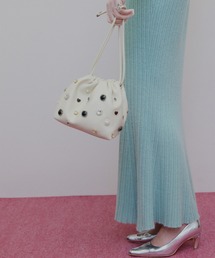 Ameri | UND BIJOU DRAWSTRING BAG(ハンドバッグ)