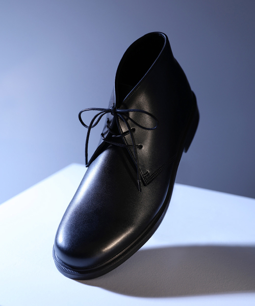 FIRENZE ATELIER（フィレンツェアトリエ）の「Basic Round Toe Chukka Boots_2NDF4900GB [Black]（ブーツ・メンズ・その他・24cm/25cm）」の3枚目の写真